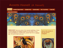 Tablet Screenshot of annettehassell.com